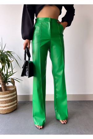217358 TOPTAN YEŞİL PANTOLON