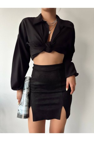 217381 TOPTAN SİYAH ETEK