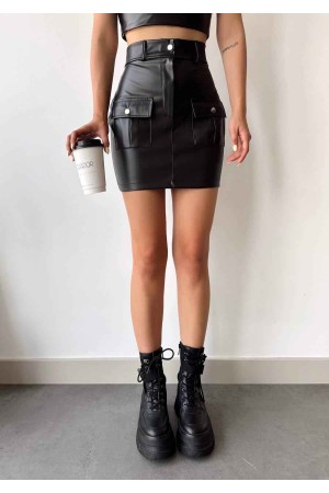 217403 TOPTAN SİYAH ETEK