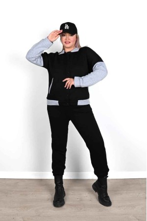 217407 TOPTAN SİYAH EŞOFMAN TAKIM