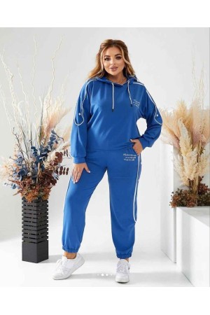 217411 blue Track suitcase