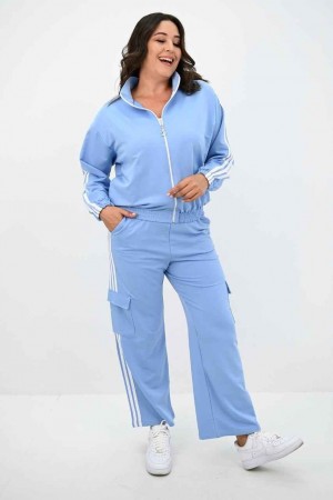 217416 bebe blue Track suitcase