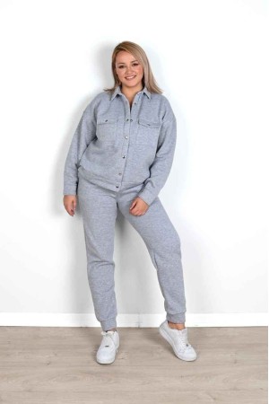 217421 TOPTAN GRİ EŞOFMAN TAKIM