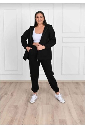 217424 TOPTAN SİYAH EŞOFMAN TAKIM