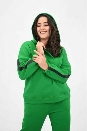 217433 TOPTAN YEŞİL EŞOFMAN TAKIM