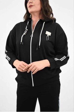 217436 TOPTAN SİYAH EŞOFMAN TAKIM