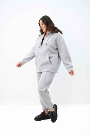 217444 TOPTAN GRİ EŞOFMAN TAKIM