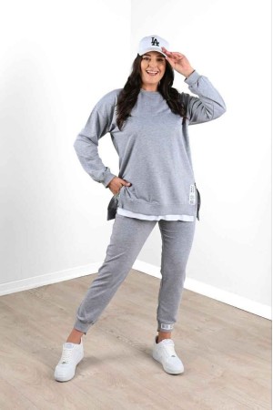 217466 TOPTAN GRİ EŞOFMAN TAKIM