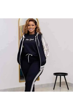 217515 TOPTAN SİYAH EŞOFMAN TAKIM