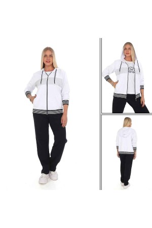 217518 TOPTAN BEYAZ EŞOFMAN TAKIM