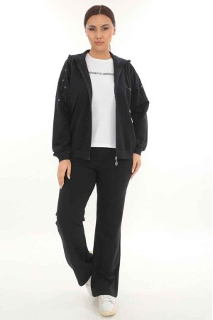 217522 TOPTAN SİYAH EŞOFMAN TAKIM