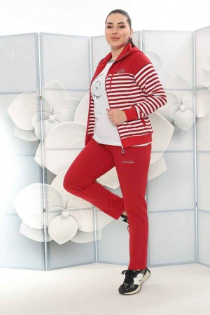 217525 TOPTAN KIRMIZI EŞOFMAN TAKIM