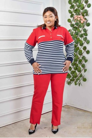 217526 TOPTAN KIRMIZI EŞOFMAN TAKIM