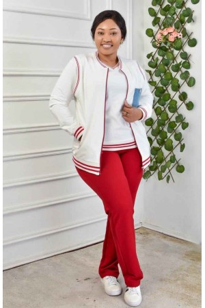 217529 TOPTAN KIRMIZI EŞOFMAN TAKIM