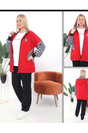 217530 TOPTAN KIRMIZI EŞOFMAN TAKIM