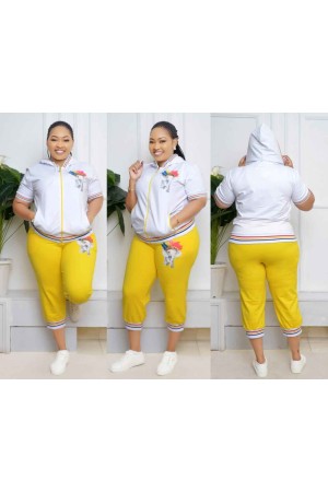 217532 TOPTAN SARI EŞOFMAN TAKIM