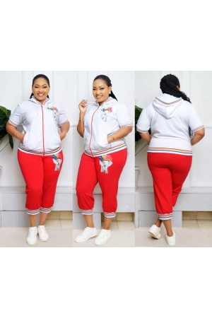 217533 TOPTAN KIRMIZI EŞOFMAN TAKIM