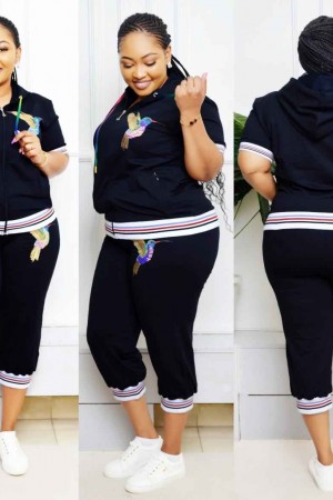 217537 TOPTAN SİYAH EŞOFMAN TAKIM