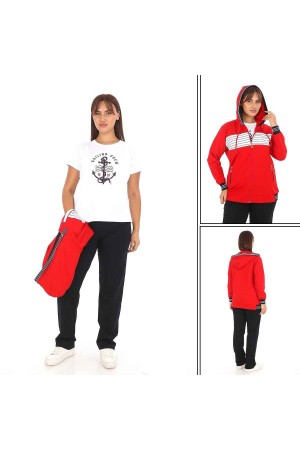 217539 TOPTAN KIRMIZI EŞOFMAN TAKIM