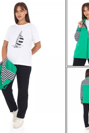 217540 TOPTAN YEŞİL EŞOFMAN TAKIM