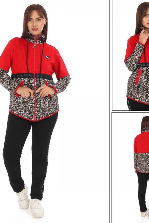 217543 TOPTAN KIRMIZI EŞOFMAN TAKIM