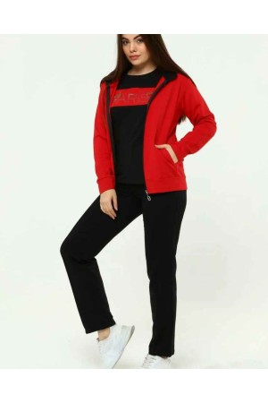 217549 TOPTAN KIRMIZI EŞOFMAN TAKIM