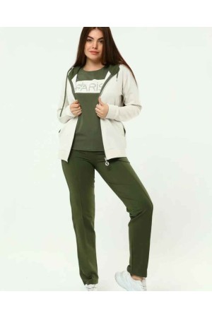 217551 TOPTAN HAKİ EŞOFMAN TAKIM