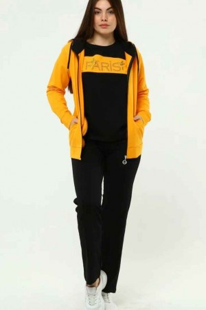 217553 TOPTAN SARI EŞOFMAN TAKIM