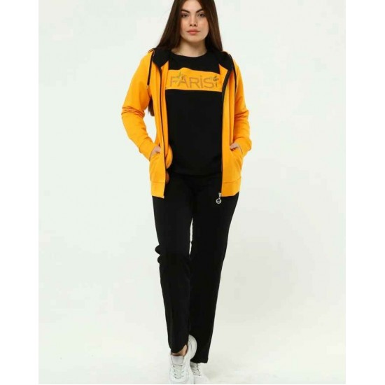 217553 TOPTAN SARI EŞOFMAN TAKIM