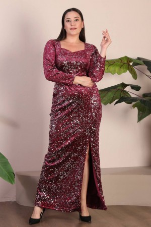 217759 TOPTAN BORDO ABİYE