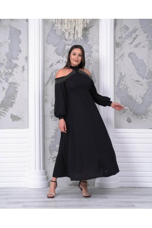 217770 TOPTAN SİYAH ELBİSE