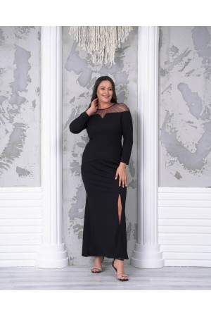 217776 TOPTAN SİYAH ELBİSE