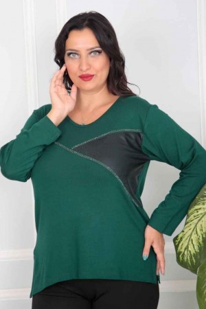 217803 Emerald Green BLOUSE