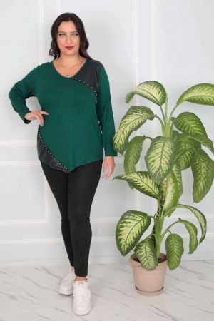 217832 Emerald Green BLOUSE