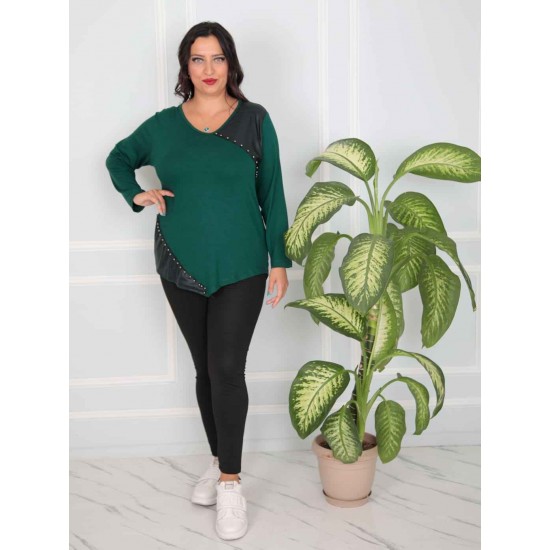 217832 Emerald Green BLOUSE