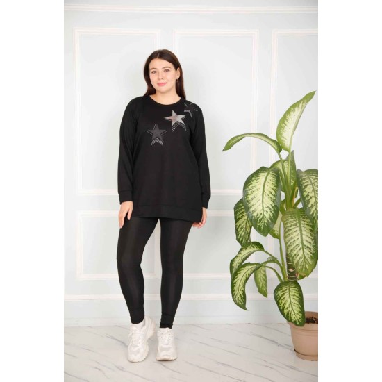217839 TOPTAN SİYAH SWEAT