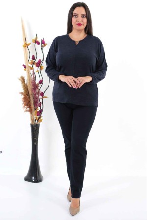 217845 TOPTAN SİYAH BLUZ