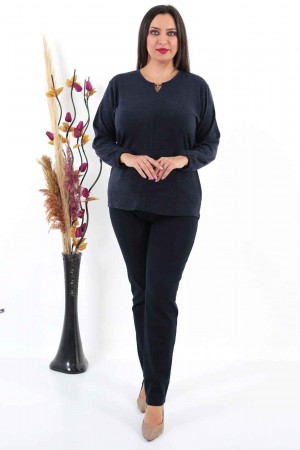 217845 TOPTAN SİYAH BLUZ