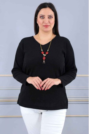 217846 TOPTAN SİYAH BLUZ