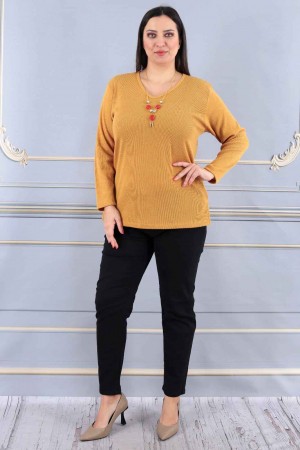 217847 TOPTAN HARDAL BLUZ