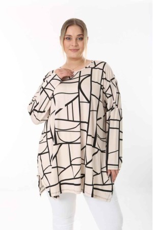 217917 TOPTAN DESENLİ BLUZ