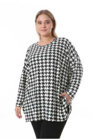 217921 TOPTAN DESENLİ BLUZ