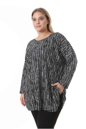 217925 TOPTAN DESENLİ BLUZ