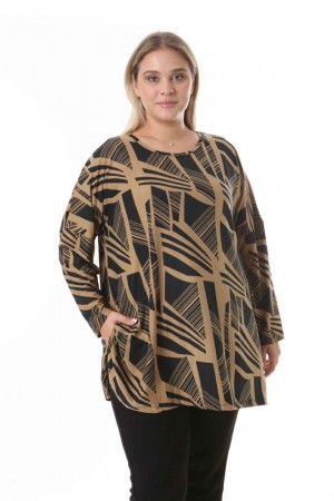 217926 TOPTAN DESENLİ BLUZ