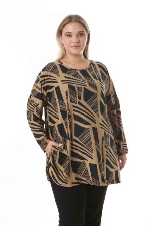 217926 TOPTAN DESENLİ BLUZ