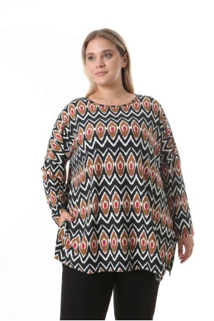 217927 TOPTAN DESENLİ BLUZ