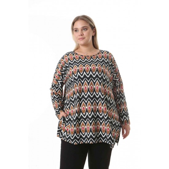 217927 patterned BLOUSE
