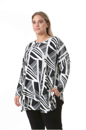 217928 TOPTAN DESENLİ BLUZ