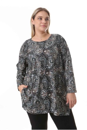 217929 TOPTAN DESENLİ BLUZ