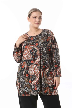 217935 TOPTAN DESENLİ BLUZ